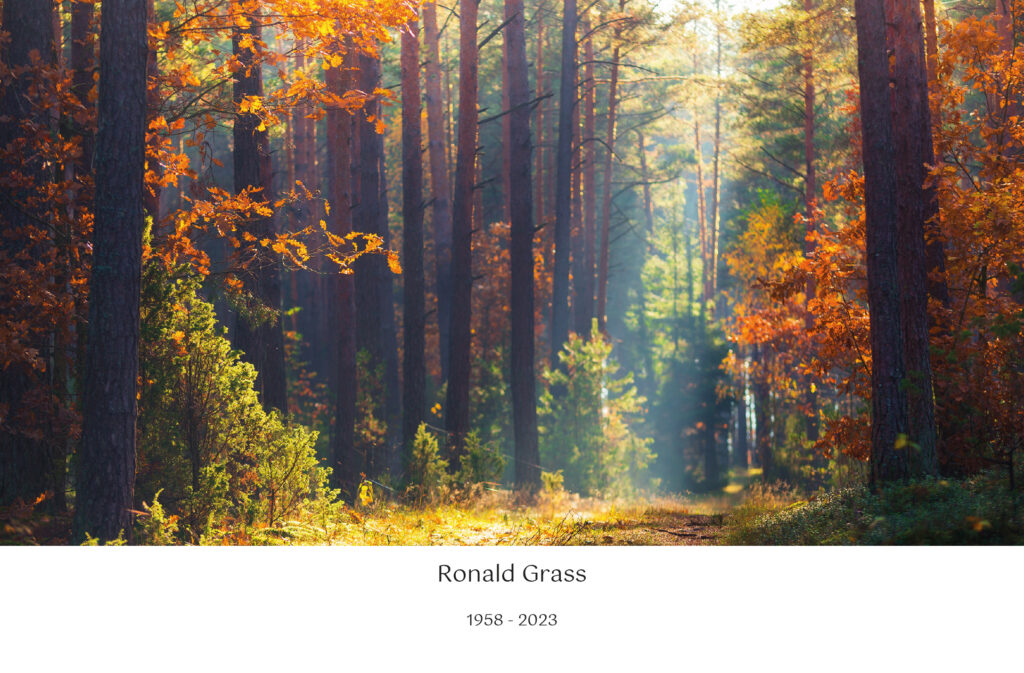 Trauerkarte Ronald Grass