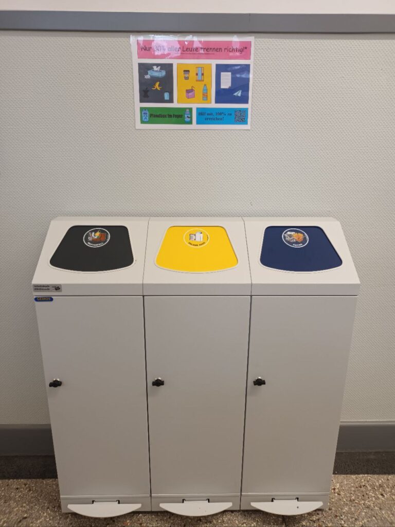 M�lltrenner im Flur